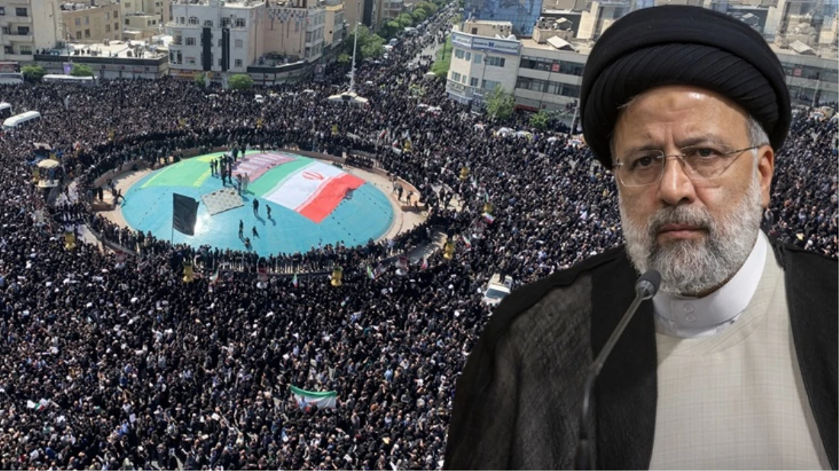 Tahran'da mahşeri kalabalık! Cenaze namazını Hamaney kıldırdı