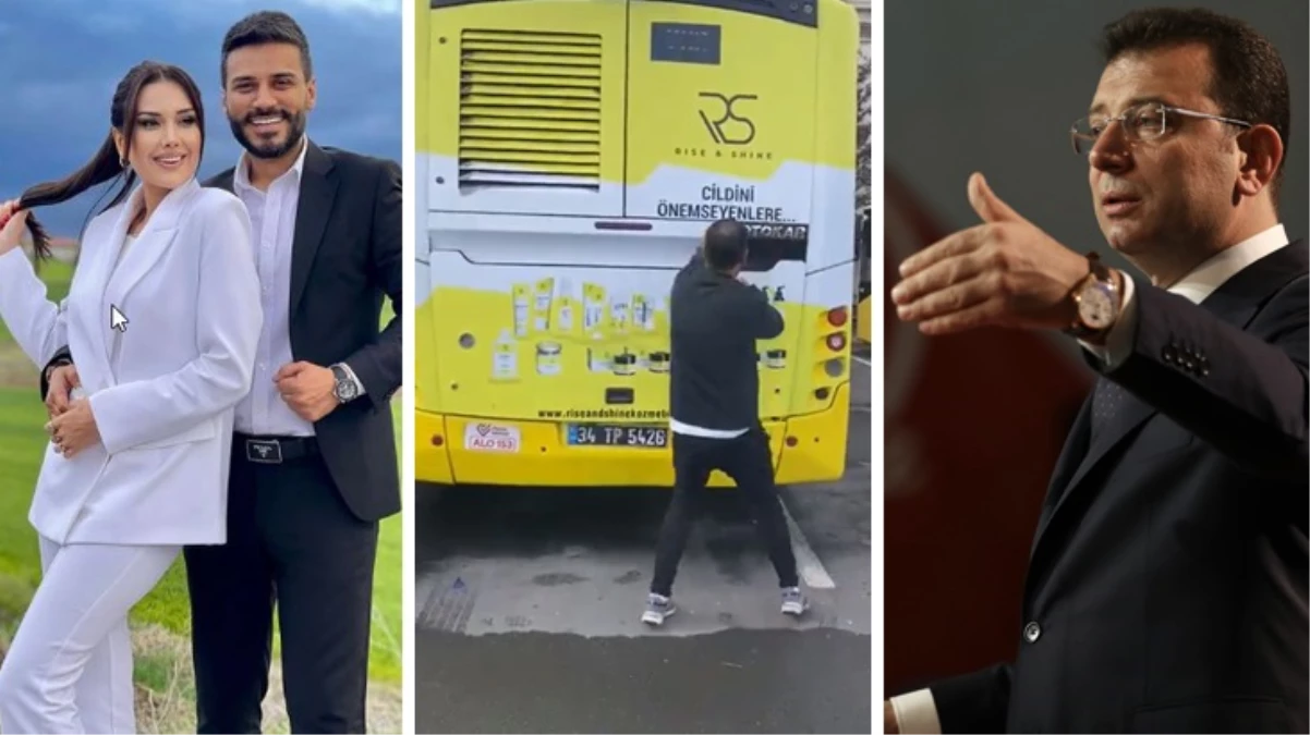 İBB, Dilan Polat'a ait markanın reklamlarını otobüslerden söktü