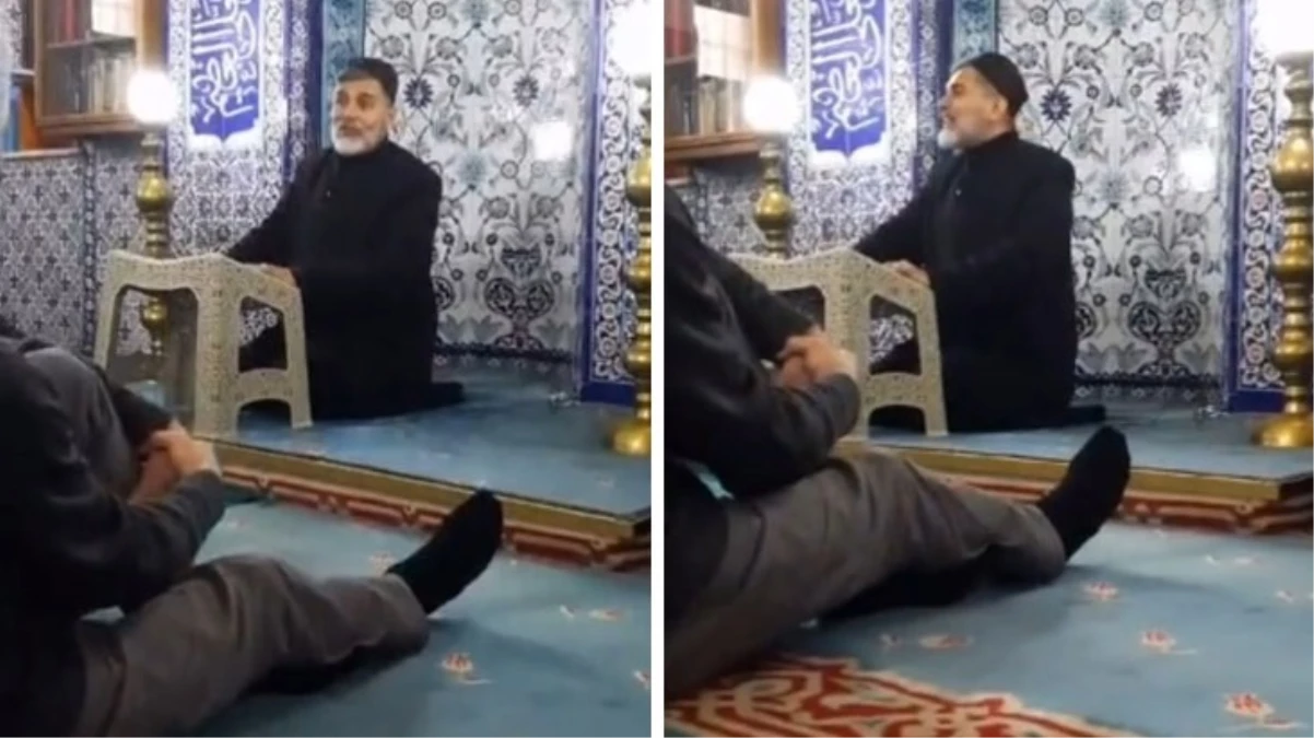 Maneviyata yönelen Yaşar Alptekin, camide vaaz vermeye başladı