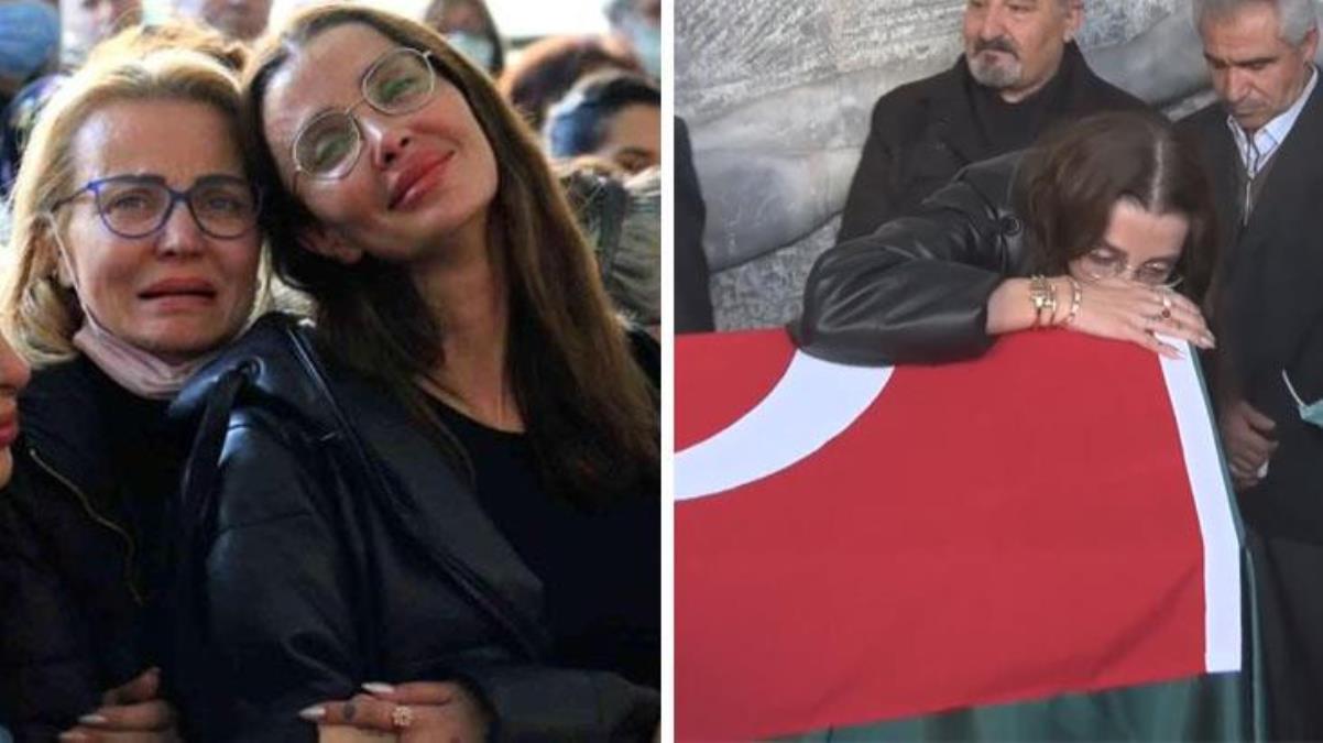 Manken Özge Ulusoy'un babası için Ankara'da cenaze töreni düzenlendi
