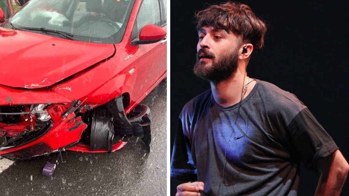 Ünlü rap sanatçısı Şehinşah, kaza geçirdi